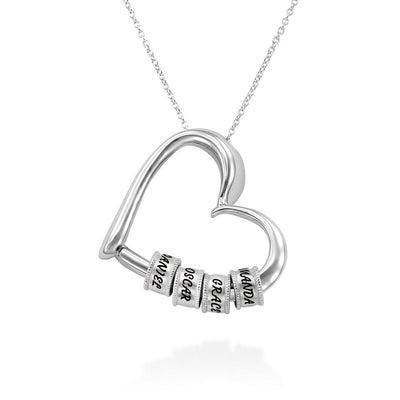 Personalized Heart Necklace