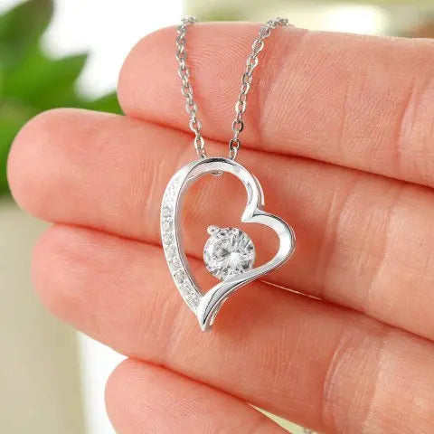 To My Mom - Elegant Heart Necklace